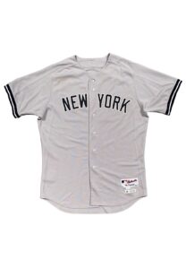 2011 Robinson Cano NY Yankees Game-Used Road Jersey