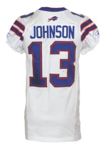 2011 Stevie Johnson Buffalo Bills Game-Used Road Jersey