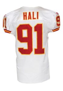 2011 Tamba Hali Kansas City Chiefs Game-Used Road Jersey