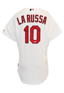 2011 Tony La Russa St. Louis Cardinals Manager-Worn & Autographed Home Uniform