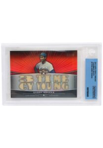 2011 Topps Triple Threads Flashback Relics Sandy Koufax #TTFR25