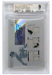 2011 Topps Triple Threads Relic Autographs Printing Plates Black Frank Thomas #TTAR22