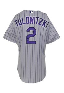 2011 Troy Tulowitzki Colorado Rockies Game-Used Road Jersey