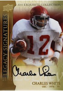 2011 Upper Deck Exquisite Collection Charles White Autographed