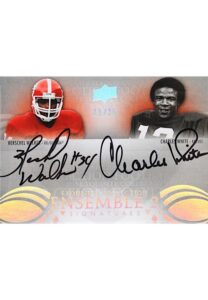 2011 Upper Deck Exquisite Collection Ensemble Signatures Herschel Walker & Charles White