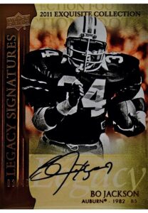 2011 Upper Deck Exquisite Collection Legacy Signatures Bo Jackson #L-BJ