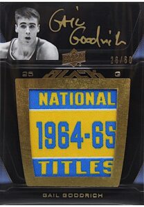 2011 Upper Deck Gail Goodrich Logo Patch Autographed #V-GG