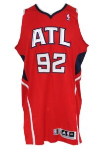 2012-13 DeShawn Stevenson Atlanta Hawks Game-Used Road Jersey