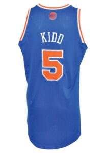 2012-13 Jason Kidd New York Knicks Preseason-Worn Uniform & Warm-Up Suit