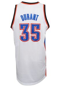 2012-13 Kevin Durant Oklahoma City Thunder Game-Used Jersey