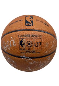 2012-13 LA Lakers Team-Signed Official Game Ball