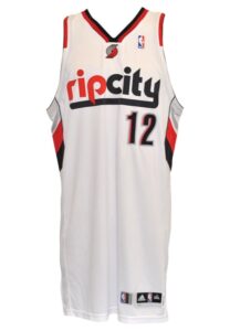 2012-13 LaMarcus Aldridge Portland Trail Blazers “Rip City” Game-Used Home Jersey