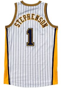 2012-13 Lance Stephenson Indiana Pacers Game-Used Hardwood Classics Jersey