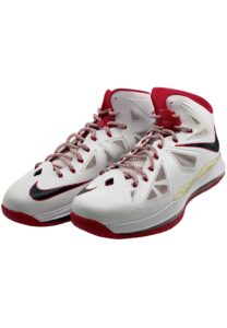 2012-13 LeBron James Miami Heat Practice-Worn Player Sample Shoes