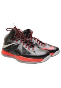 2012-13 LeBron James Miami Heat Practice-Worn Sneakers