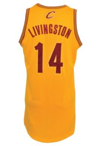 2012-13 Shaun Livingston Cleveland Cavaliers Game-Used Alternate Jersey 