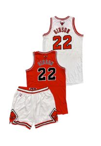 2012-13 Taj Gibson Chicago Bulls Game-Used Jerseys & Shorts