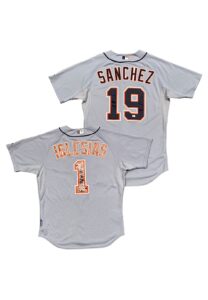 2012-15 Anibal Sanchez & Jose Iglesias Game-Issued & Signed Jerseys