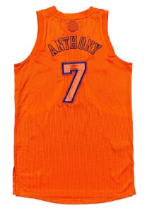 2012 Carmelo Anthony NY Knicks Christmas Day Game-Issued Jersey