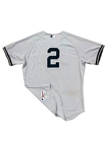 2012 Derek Jeter NY Yankees Game-Used Home Run Road Jersey