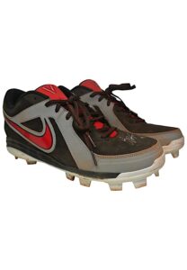 2012 Joey Votto Cincinnati Reds Game-Used & Autographed Cleats