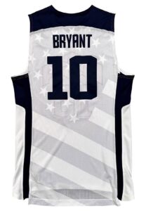 2012 Kobe Bryant Team USA Olympics Game-Issued Jersey