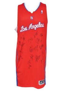 2012 Los Angeles Clippers Team Signed Practice Jersey