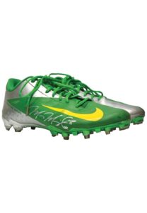 2012 Marcus Mariota Oregon Ducks Game-Used & Autographed Cleats