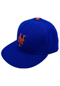 2012 Matt Harvey NY Mets Rookie Game-Used Cap