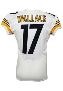 2012 Mike Wallace Pittsburgh Steelers Game-Used & Autographed Jersey