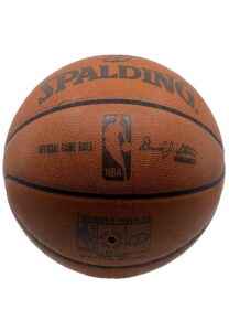 2012 NBA Finals Game-Used Basketball