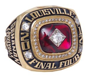 2012 NCAA Final Four Louisville Players Ring Issued To Chane Behanan