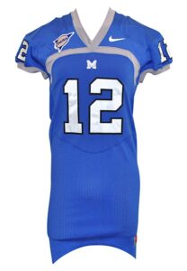 2012 Paxton Lynch Memphis Tigers Game-Used Jersey