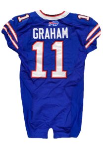 2012 T.J. Graham Rookie Buffalo Bills NFLPA Rookie Premiere Worn Jersey