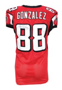 2012 Tony Gonzalez Atlanta Falcons Game-Used & Autographed Home Jersey