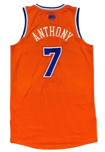 2013-14 Carmelo Anthony NY Knicks Game-Used Jersey