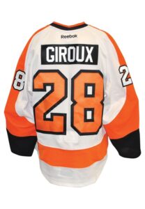 2013-14 Claude Giroux Philadelphia Flyers Game-Used Home Jersey