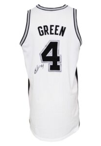 2013-14 Danny Green San Antonio Spurs Game-Used & Autographed Home Jersey