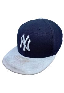 2013-14 Derek Jeter NY Yankees Game-Used Spring Training Cap