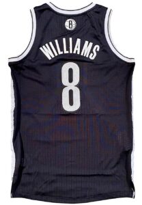 2013-14 Deron Williams Brooklyn Nets Game-Used Road Jersey