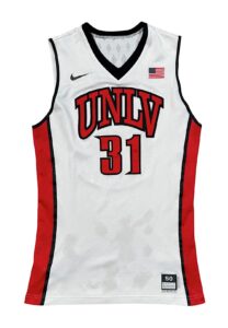 2013-14 Justin Hawkins UNLV Game-Used Jersey