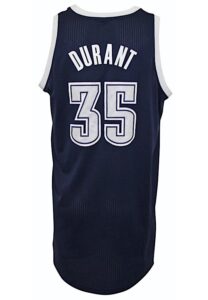 2013-14 Kevin Durant Oklahoma City Thunder Game-Used Alternate Jersey