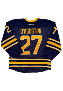 2013-14 Matt D’Agostini Buffalo Sabres Game-Used Jersey