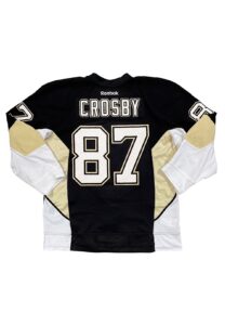 2013-14 Sidney Crosby Pittsburgh Penguins Game-Used Jersey