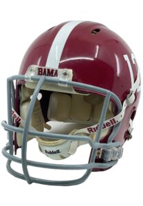 2013 Alabama Crimson Tide Game-Used Helmet #12