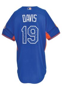 2013 Chris Davis Baltimore Orioles Batting Practice-Used & Autographed All-Star Game Jersey