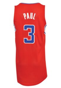 2013 Chris Paul Los Angeles Clippers Game-Used Road Jersey