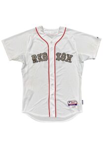 2013 Jacoby Ellsbury Boston Red Sox Game-Used & Signed Home Camo Jersey