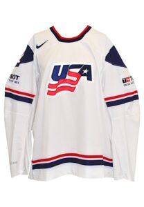 2013 Matt Hunwick United States Men’s National Team Game-Used IIHF World Championship Jersey