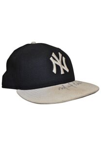 2013 Michael Pineda New York Yankees Spring Training-Used & Autographed Cap